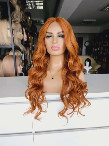 Peruka Sylwia rude loki