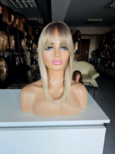 Mini tupet topper Iga  jasny blond