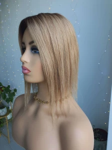Topper Monika piaskowy blond z włosów naturalnych 