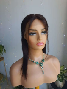 Peruka Megan naturalny ciemny brąz  