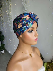 Turban dzianinowy Soa – elastyczny i wygodny  